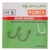Korum XPERT Power Micro Barbed Hooks -Korum KHXPB 06r 1