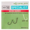 Korum XPERT Specialist Micro Barbed Hooks -Korum KHXSTB 06r 1