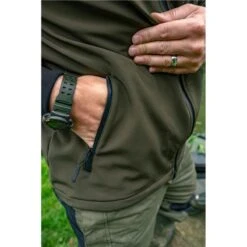 VESTE HOMME KORUM NEOTERIC SOFTSHELL JACKET - VERT -Korum veste homme korum neoteric softshell jacket vert z 2488 248897 7